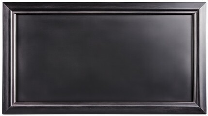 Fototapeta premium Dark Frame, Black Matte Surface Blank Message Board