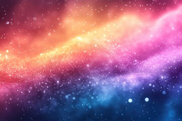 Obraz premium The smooth transition from cold to warm tones creates a sense of depth and dynamics.