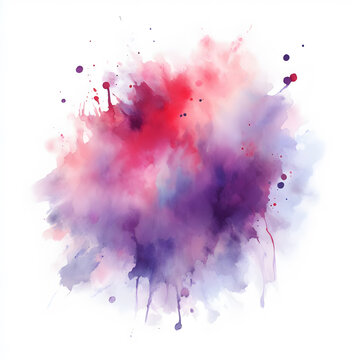 Watercolor Splash with gradient effect Bright colorful watercolor grunge