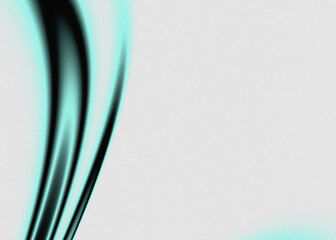 Abstract Cyan Light Streaks on Neutral Background