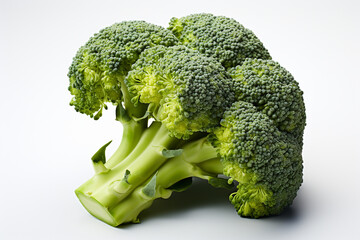 Broccoli isolated on white background. Healthy food. Diet