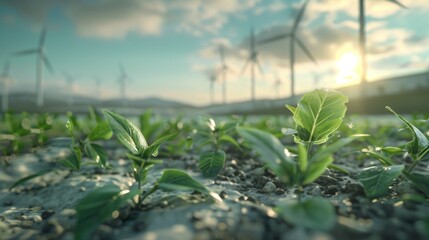 Naklejka premium Conceptual image depicting the rise in energy prices, highlighting the increasing costs of energy and the shift towards sustainable alternatives and renewable resources to combat these challenges. 