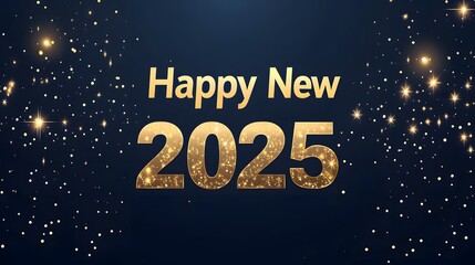 Celebrate joyfully with colorful confetti and cheerful wishes for a bright New Year.