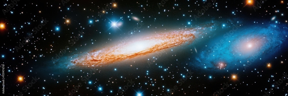 Poster before the big bang, a cosmic void held secrets of existence in the deep universe