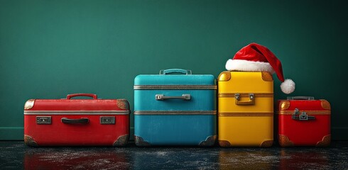 Christmas Travel Luggage