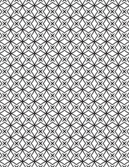Geometric Coloring Pattern Black Lineart