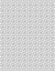 Geometric Coloring Pattern Black Lineart