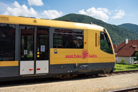 Duewag 654 VBG RegioSprinter train of Wachau Bahn in Austria