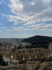 Fototapeta premium ruins of the city