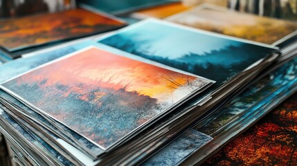 Detailed Landscape Prints Focusing on Textures