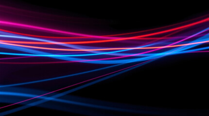 Future technology line background and light effect, cyberpunk style background material with a sense of technology, colorful lines wallpaper