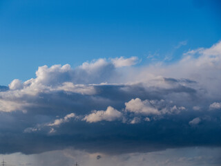 Fototapeta premium Wolkenhimmel am Abend