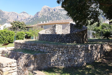 Blick in die Altstadt von Soller auf der Spanischen Mittelmeerinsel Mallorca