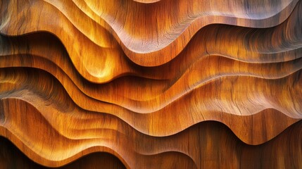 Abstract carved wood background.Wooden material texture with surface patterns of abstract shapes, rich colors 