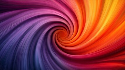 Abstract colorful swirl pattern in vivid red orange and purple hues
