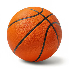 Fototapeta premium basketball isolated on white background