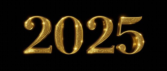 luxurious 2025 typography design