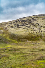 spectacular wild landscape in Iceland