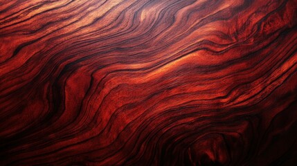 Fototapeta premium Dark mahogany wood surface with polish