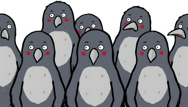 Unhelpful Peers isolated with white highlights, png