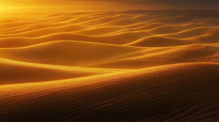 Golden Corn Fields Bathed in Warm Light