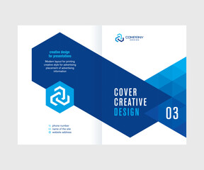 Cover design, creative layout of the magazine page, booklet, catalog, cover layout of the company s annual report