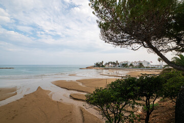 Playa de les Fonts in Alcossebre, Provinz Castellón, Autonome Gemeinschaft Valencia, Spanien