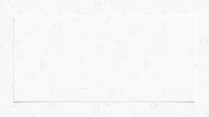 Horizontal greeting card mockup template with blank space for customization, horizontal, space