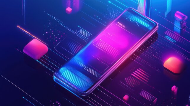 futuristic Cyber Monday sale banner