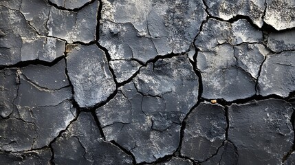 ひび割れたコンクリートのテクスチャ