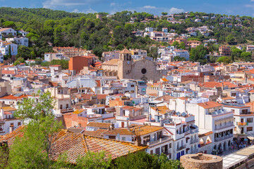 Sant Vicenc Church Tossa de Mar Catalonia Spain