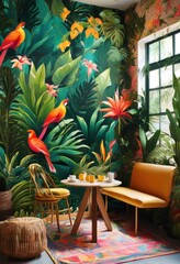 Obraz premium breathtaking wall art vibrant nature elements perfect travel themed couple essentials, landscape, scenery, adventure, hiking, mountains, sky, flowers