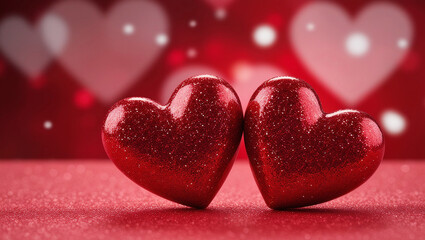 Obraz premium red hearts