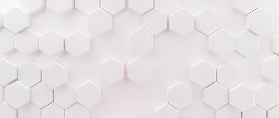 Fototapeta premium Hexagonal Light Abstract Background Texture