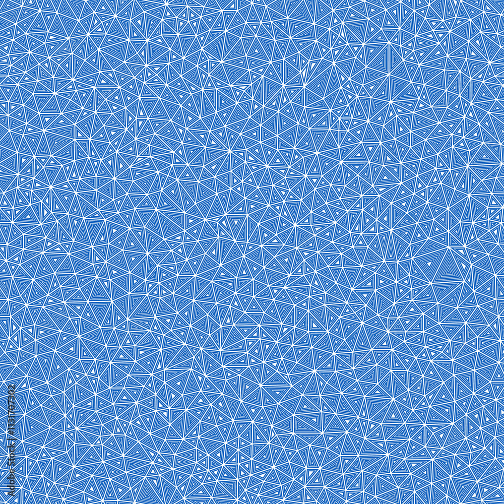 Poster abstract background with mosaic triangle shapes. multiple repeated inner triangles. small triangles 