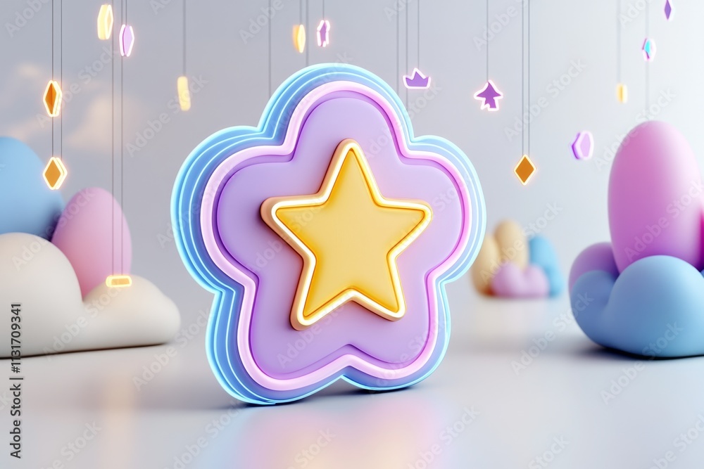 Poster A pixel art depiction of an EPS file icon surrounded by tiny, colorful vector shapes and animated anchor points, set on a retro-style background