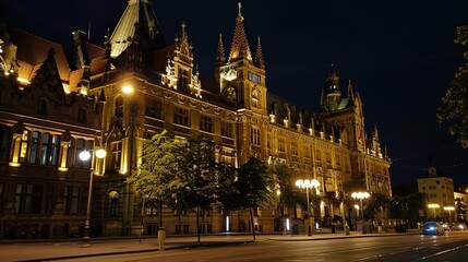 Obraz premium City Hall in Wroclaw