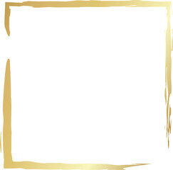 Obraz premium Grunge golden frame. Luxury design