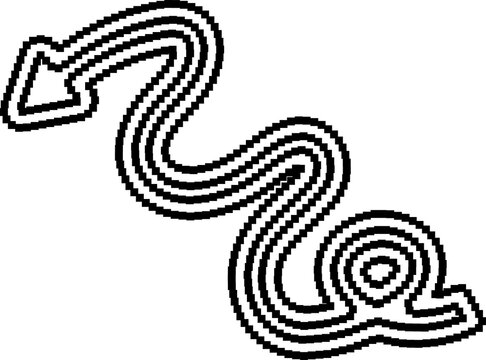 Arrow collection pixels, 8-bit, pointers, cursors