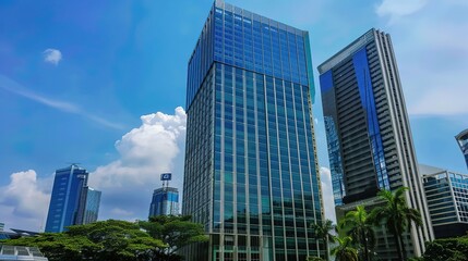Fototapeta premium Financial City Architecture Commercial