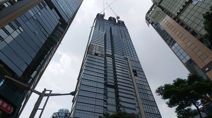 Obraz premium Urban buildings high-rise enterprises