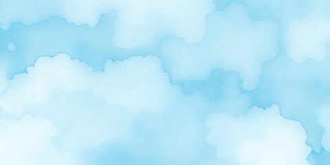 Obraz premium Abstract light blue watercolor background resembling flowing water, background, artistic