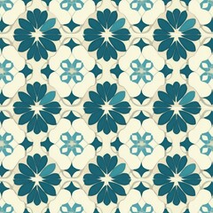 Geometric Star Tile Pattern Background
