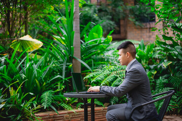 Businessman is seriously planning their company's work for better results.