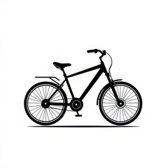 women bicycle isolated on white