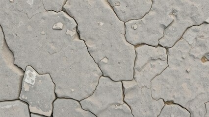 Obraz premium Dry Cracked Earth Texture: Perfect for Environmental and Climate Change Illustrations