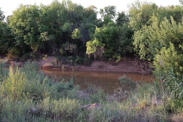 Wichita River in Wichita Falls, Texas