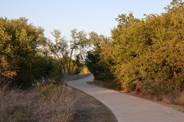 Walkway Near Wichita River in Wichita Falls, Texas