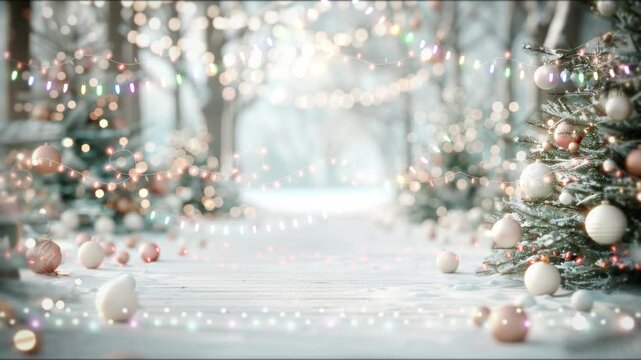 Merry Christmas animated loops backgrounds
