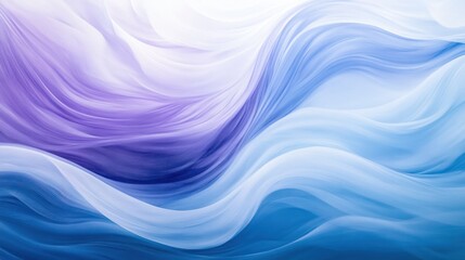 Obraz premium Abstract blue and purple flowing wave background.